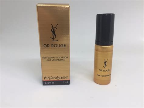 ysl or rouge soin global d'exception huile voluptueuse 1 oz|YSL or rouge skin care.